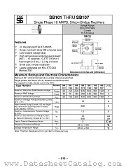SB106 datasheet pdf Taiwan Semiconductor