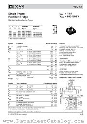 VBO13-16AO2 datasheet pdf IXYS