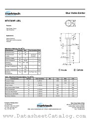 MT4730NF-UBL datasheet pdf Marktech Optoelectronics