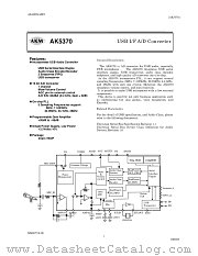 AK5370VF datasheet pdf AKM