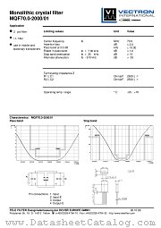 MQF70.0-2000/01 datasheet pdf Vectron