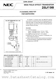 2SJ198/JM datasheet pdf NEC