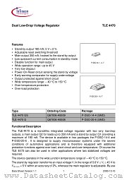TLE 4470 GS datasheet pdf Infineon