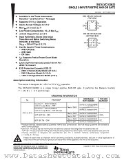 SN74LVC1G0832YEPR datasheet pdf Texas Instruments