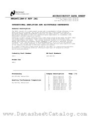 LM611AMJ/883 datasheet pdf National Semiconductor