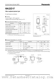 MA22D17 datasheet pdf Panasonic