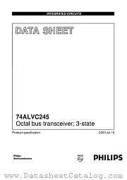 74ALVC245PW datasheet pdf Philips