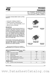 PD55003TR datasheet pdf ST Microelectronics