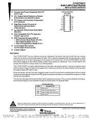 CY74FCT2257CTSOC datasheet pdf Texas Instruments