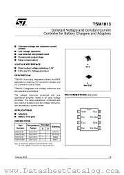 TSM1013IDT datasheet pdf ST Microelectronics