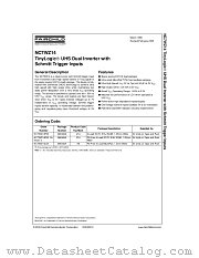 NC7WZ14P6X datasheet pdf Fairchild Semiconductor