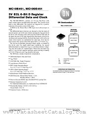 MC10E451FNR2 datasheet pdf ON Semiconductor