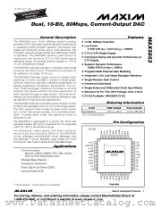 MAX5853 datasheet pdf MAXIM - Dallas Semiconductor