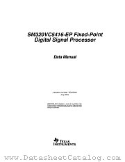 SM320VC5416 datasheet pdf Texas Instruments
