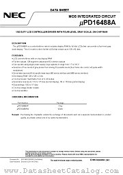 UPD16488AP datasheet pdf NEC