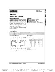 MM74C175N datasheet pdf Fairchild Semiconductor