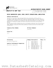 JM38510/11906BCA datasheet pdf National Semiconductor