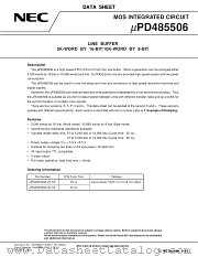UPD485506 datasheet pdf NEC