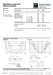 MQF10.0-0320/03 datasheet pdf Vectron