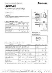UNR31AH datasheet pdf Panasonic
