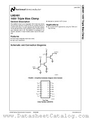 LM2481NA datasheet pdf National Semiconductor