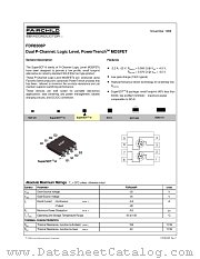FDR8308P_NL datasheet pdf Fairchild Semiconductor