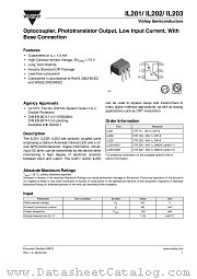 IL203-X007 datasheet pdf Vishay