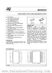 M54HC237K datasheet pdf ST Microelectronics