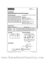 74VHC4316N datasheet pdf Fairchild Semiconductor