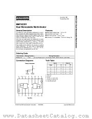 MM74C221 datasheet pdf Fairchild Semiconductor