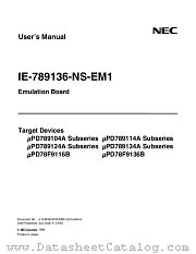 IE-789136-NS-EM1 datasheet pdf NEC