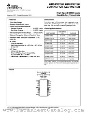 CD74HCT126MT datasheet pdf Texas Instruments