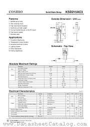KSD215AC3 datasheet pdf Cosmo Electronics