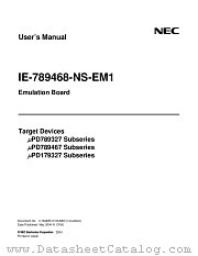 IE-789468-NS-EM1 datasheet pdf NEC
