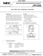 UPC358HA(5) datasheet pdf NEC