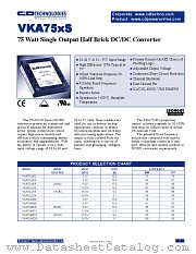 VKA75MS24-1 datasheet pdf C&D Technologies