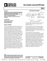7B14-C-02-1 datasheet pdf Analog Devices