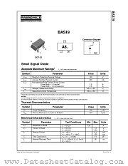 BAS19 datasheet pdf Fairchild Semiconductor