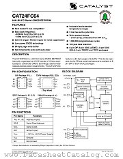 CAT24FC64 datasheet pdf Catalyst Semiconductor