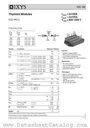 VCC105-08IO7 datasheet pdf IXYS