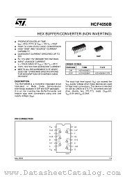 HCF4050 datasheet pdf ST Microelectronics