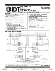 IDT70T3539MS133BCI8 datasheet pdf IDT