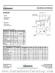 MTE8720N datasheet pdf Marktech Optoelectronics
