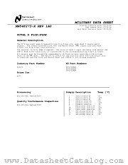 5962-8855001SA(54F273FMQB) datasheet pdf National Semiconductor