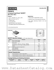 FDS3572 datasheet pdf Fairchild Semiconductor