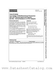74ALVC162245TX datasheet pdf Fairchild Semiconductor