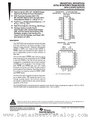 SN74ABT543ANT datasheet pdf Texas Instruments