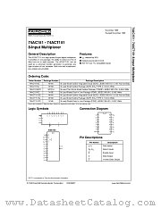 74ACT151MTCX datasheet pdf Fairchild Semiconductor