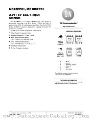 MC100EP01 datasheet pdf ON Semiconductor