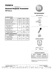 PN2907ARLRA datasheet pdf ON Semiconductor